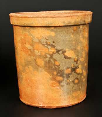 Unusual 3 Gal. Galena, IL Redware Jar