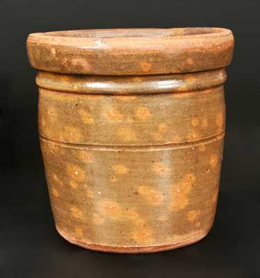 Redware Cream Jar att. Galena, IL