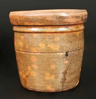 Redware Cream Jar att. Galena, IL