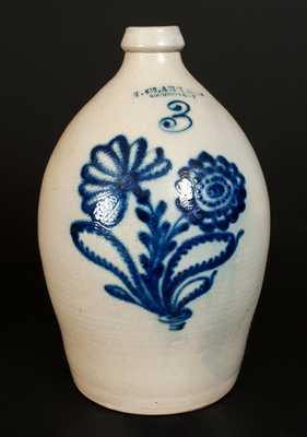 N. CLARK & CO. / ROCHESTER, N.Y. Floral Jug