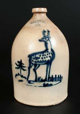 J. & E. NORTON / BENNINGTON, VT Deer Jug