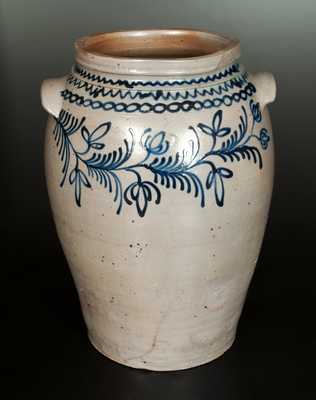 Six-Gallon B.C. Milburn (Alexandria, VA) Stoneware Crock