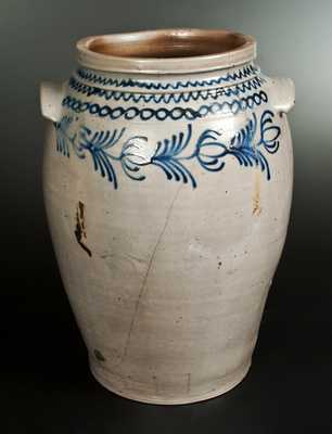 Six-Gallon B.C. Milburn (Alexandria, VA) Stoneware Crock
