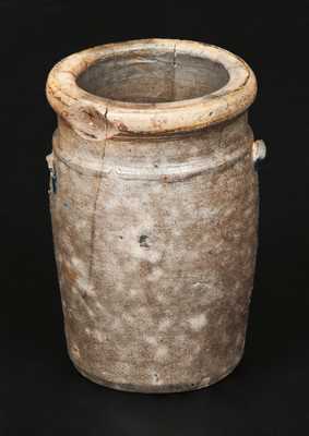 Very Rare T.D.H. (T.D. Harden, Palatine, WV) Stoneware Salesman s Sample Crock