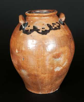 C. CROLIUS / STONE-WARE / MANUFACTURER / Manhattan-Wells / NEW-YORK Stoneware Jar