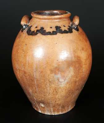 C. CROLIUS / STONE-WARE / MANUFACTURER / Manhattan-Wells / NEW-YORK Stoneware Jar