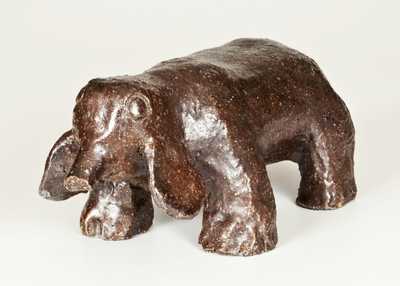 Rare Hand-Modeled Sewertile Elephant