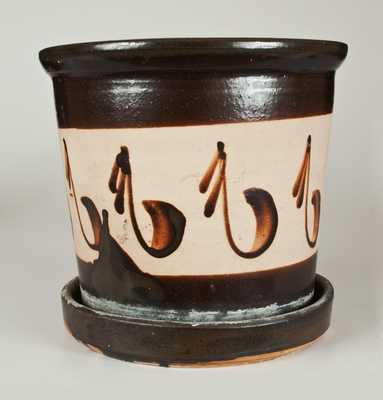 New York State Tanware 2 Gal. Flowerpot