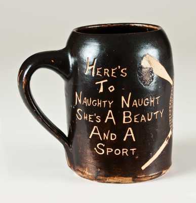 Rare Albany Slip Stoneware Yale University Class of 1900 Commemorative Mug