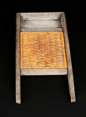 Diminutive Pottery Washboard