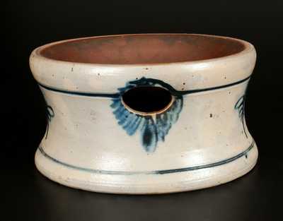 Stoneware Spittoon with Slip-Trailed