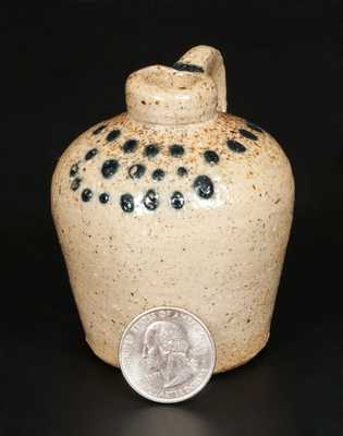 Miniature Stoneware Jug with Dotted Decoration