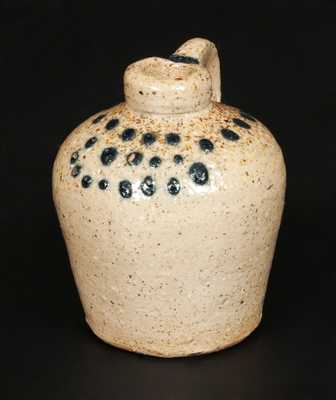 Miniature Stoneware Jug with Dotted Decoration