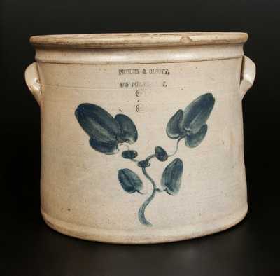 PRUDEN & OLCOTT / 185 DUANE ST. N.Y. 3 Gal. Stoneware Crock