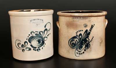 Lot of Two: E. & L.P. NORTON / BENNINGTON, VT Crock, and GATE CITY STONE FILTER (Fulper)