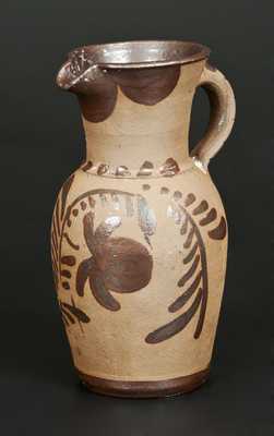 Fine Small-Sized Tanware Pitcher, Western PA origin, circa 1880