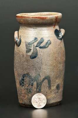 Miniature Stoneware Churn with Initials