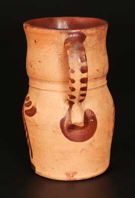 Small-Sized Tanware Pitcher, Western PA origin, fourth quarter 19th century.