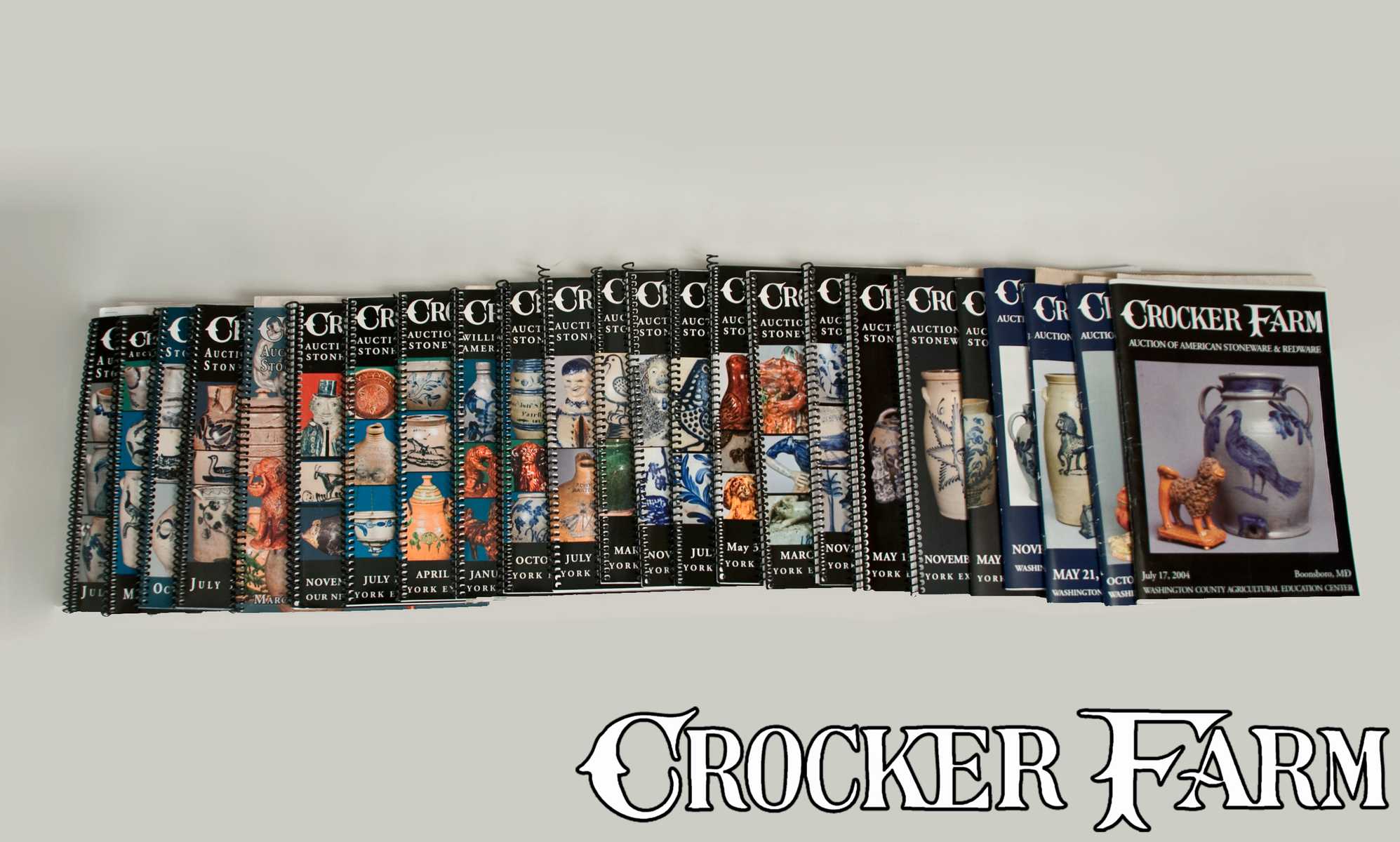 Crocker Farm Past Auction Catalogs from July 2004 through July 2012