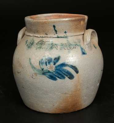 Rare Rockingham County, Virginia, Stoneware Preserve Jar inscribed 