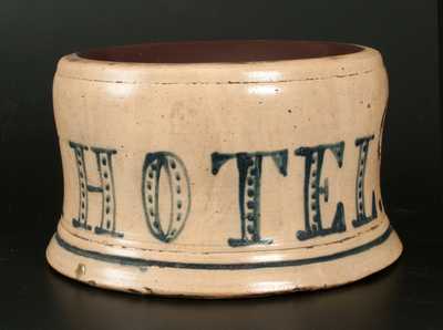 Exceptional Northeastern Stoneware ELM PARK HOTEL Spittoon