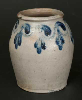 1/2 Gal. Alexandria, VA Stoneware Jar with Brushed Decoration att. H. C. Smith