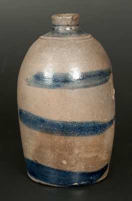 Western PA Striped Stoneware Jug