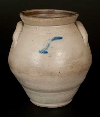 1 Gal. N. CLARK & CO. / MOUNT MORRIS Ovoid Stoneware Jar