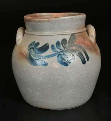 Rare Rockingham County, Virginia, Stoneware Preserve Jar inscribed 