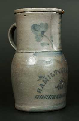 Rare HAMILTON & JONES / GREENSBORO. PA Stoneware Pitcher