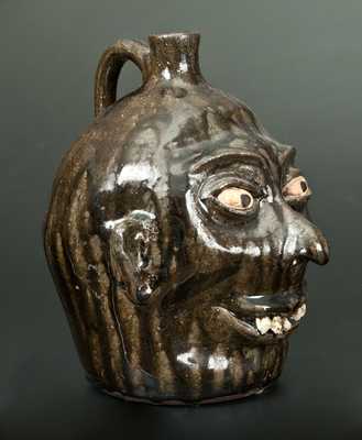 Lanier Meaders Stoneware Face Jug