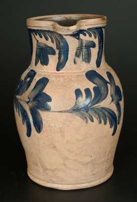 Impressive 2 Gal. R.C.R. / PHILA Stoneware Pitcher, Richard Remmey, Philadelphia, PA