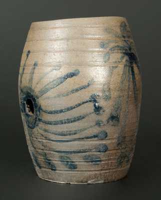 Rare Small-Sized Decorated Stoneware Keg