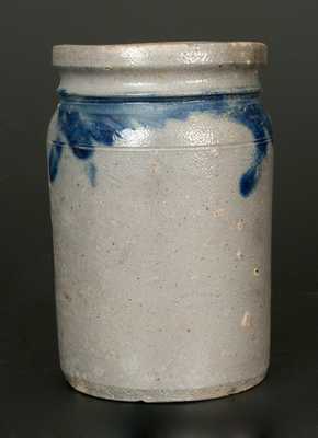 1/2 Gal. J. KEISTER & CO. / STRASBURG, VA Stoneware Crock