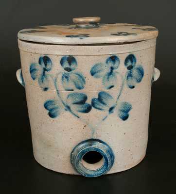 Squat 2 Gal. Baltimore Stoneware Water Cooler with Lid