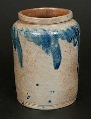 Unusual 1/2 Gal. H. MYERS w/ Relief "F" Stamp, Baltimore, c1825