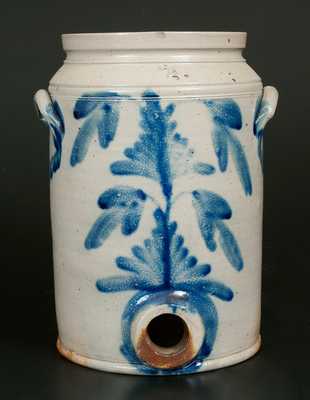 Very Fine 2 Gal. Philadelphia Stoneware Water Cooler,third quarter 19th century