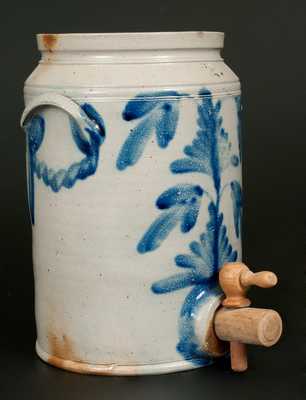 Very Fine 2 Gal. Philadelphia Stoneware Water Cooler,third quarter 19th century