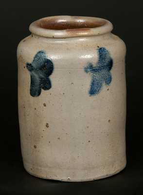 1/2 Gal. Stoneware Jar with Cobalt Decoration, Philadelphia, circa 1830