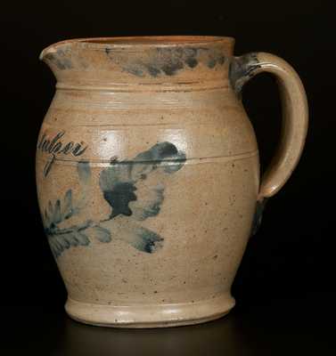 Very Rare Richard Remmey, Philadelphia, PA Stoneware Presentation Cream Pitcher