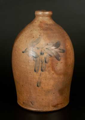 H. B. PFALTGRAFF / YORK, PA Stoneware Jug with Floral Decoration