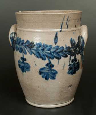 2 Gal. Philadelphia Stoneware Baluster Form Jar, att. Henry Remmey, c1830