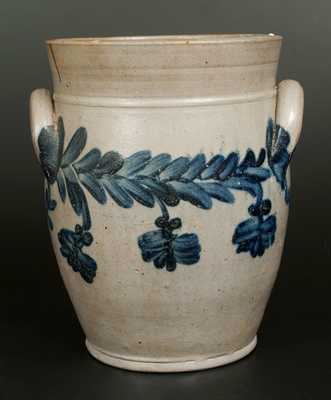 2 Gal. Philadelphia Stoneware Baluster Form Jar, att. Henry Remmey, c1830