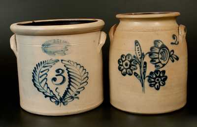 Lot of Two: Rochester, NY Stoneware