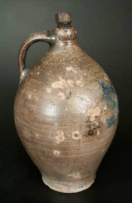 Important Stoneware Jug w/ Depiction of 