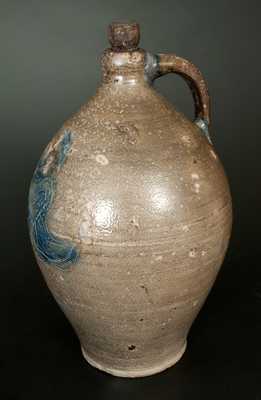 Important Stoneware Jug w/ Depiction of 