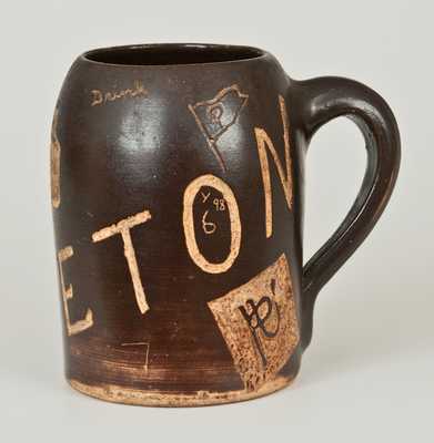 Rare Princeton 1901 Stoneware Mug