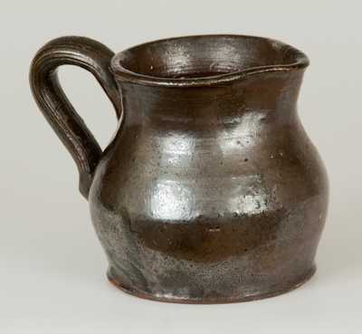 Miniature Redware Pitcher Inscribed 