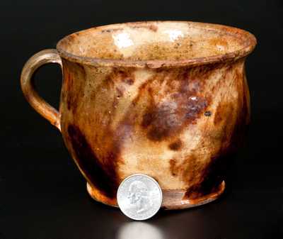 Glazed Redware Cup, Pennsylvania origin, 19th century