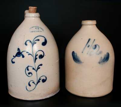 Lot of Two: Northeastern US Stoneware Jugs